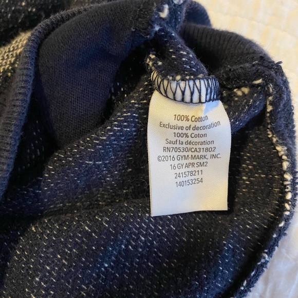 Gymboree Shark Hoodie 100% Cotton Size 2T - Picture 4 of 6